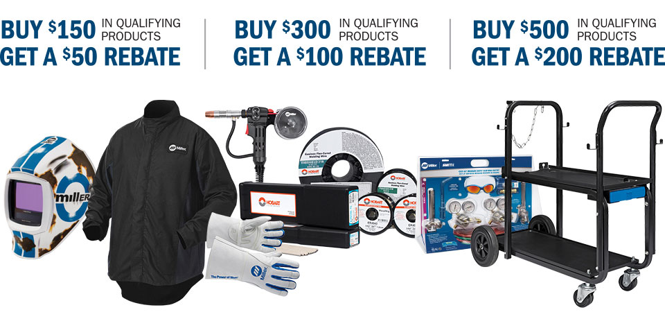 Build with Blue additional rebate products