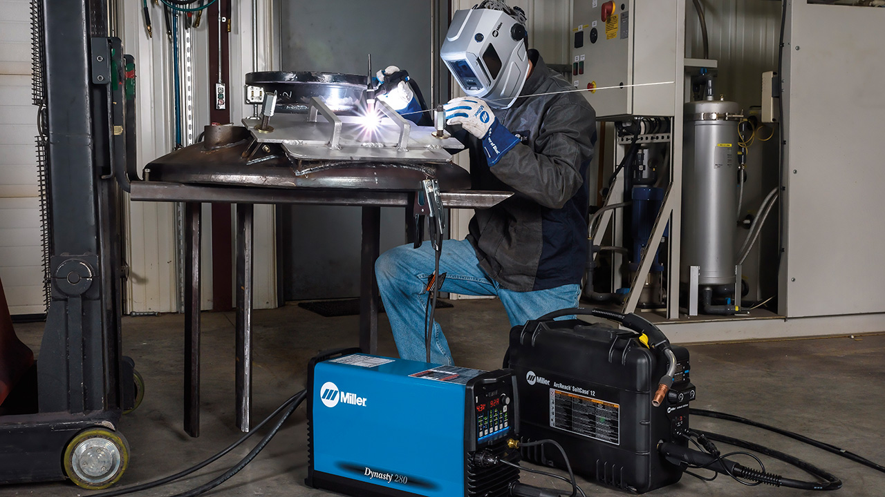 TIG welding with the Dynasty 280 DX Multiprocess welder