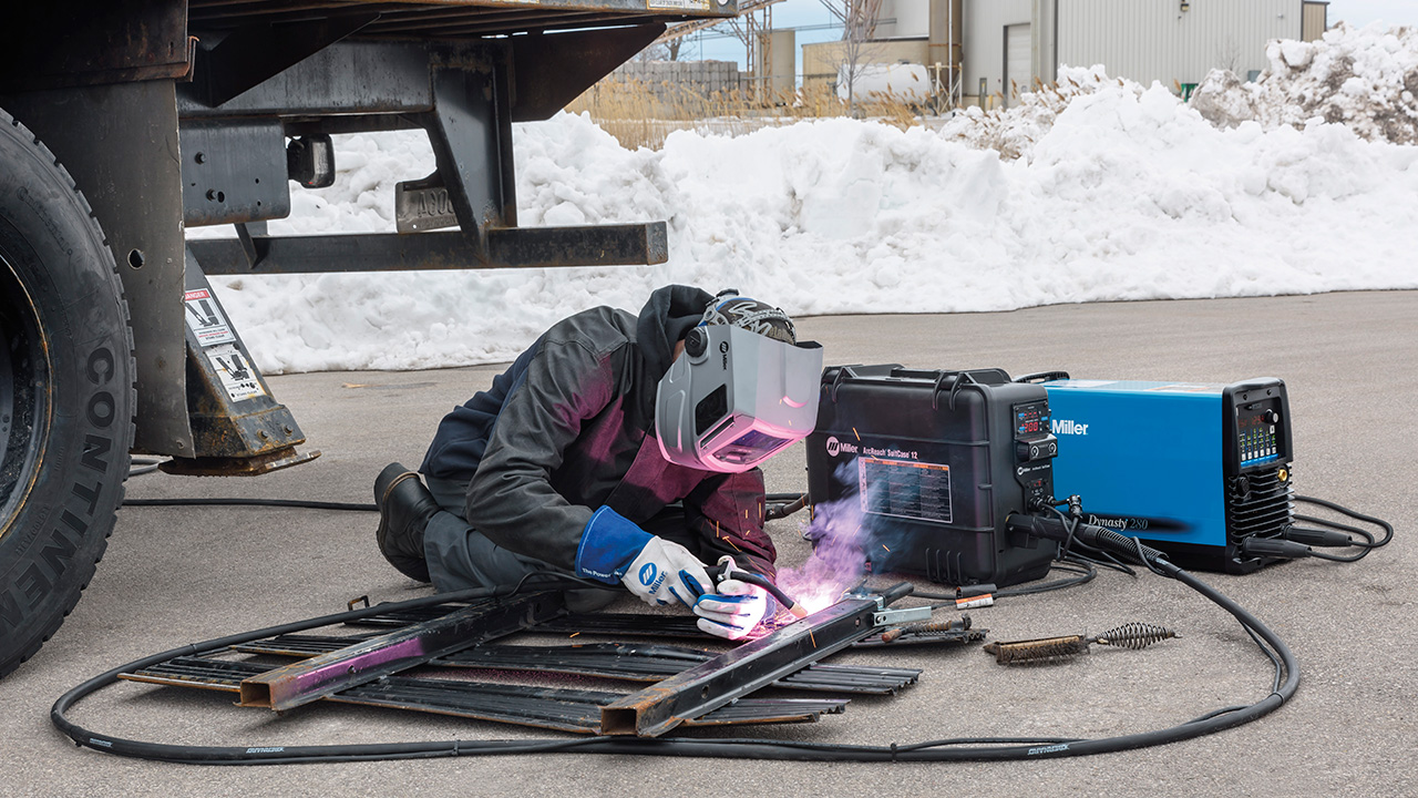 MIG welding with the Dynasty 280 DX Multiprocess welder