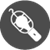Grey icon representing electric power