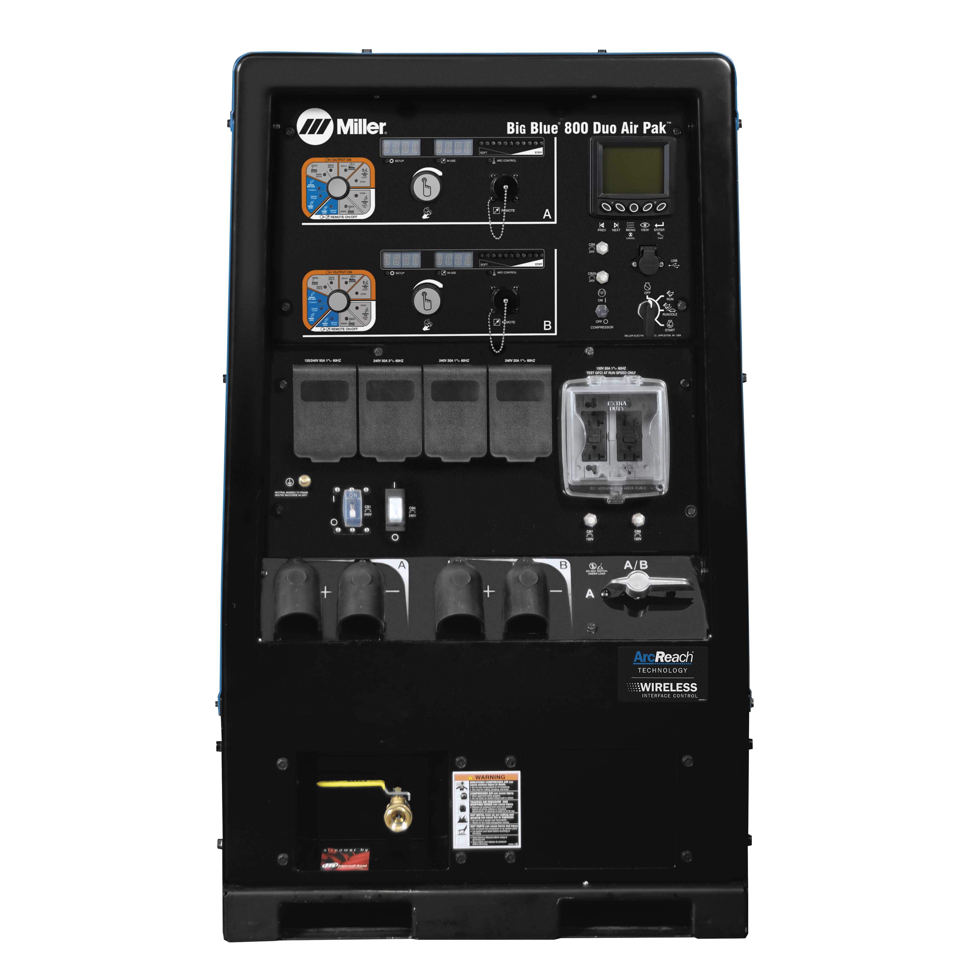 Big Blue® 800 Duo Air Pak™ Truck Mount Spec w/Wireless Interface 