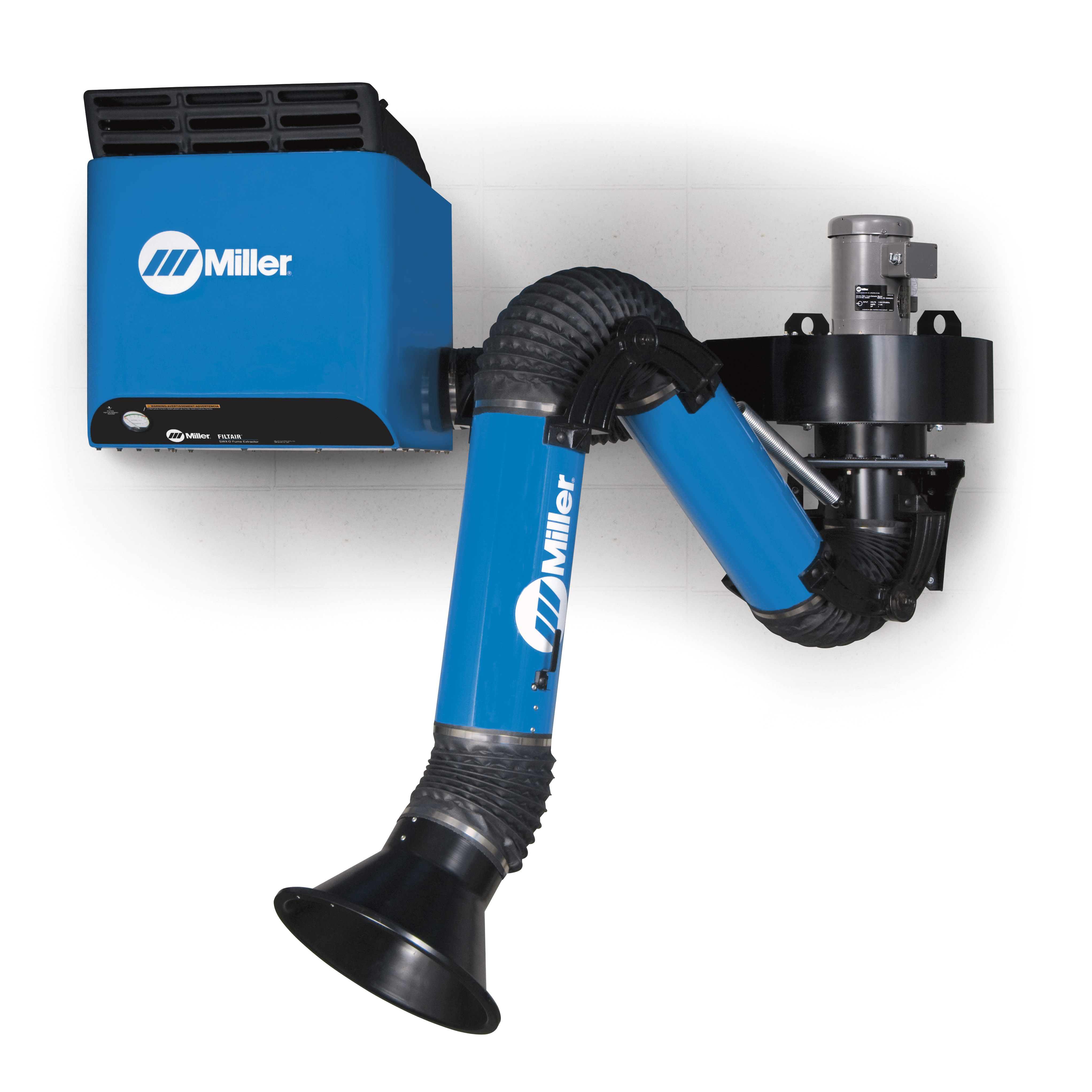 FILTAIR® SWX-D (Disposable Filter) Single Arm Package, 3-4.5 ft.  Telescoping Fume Extraction Arm